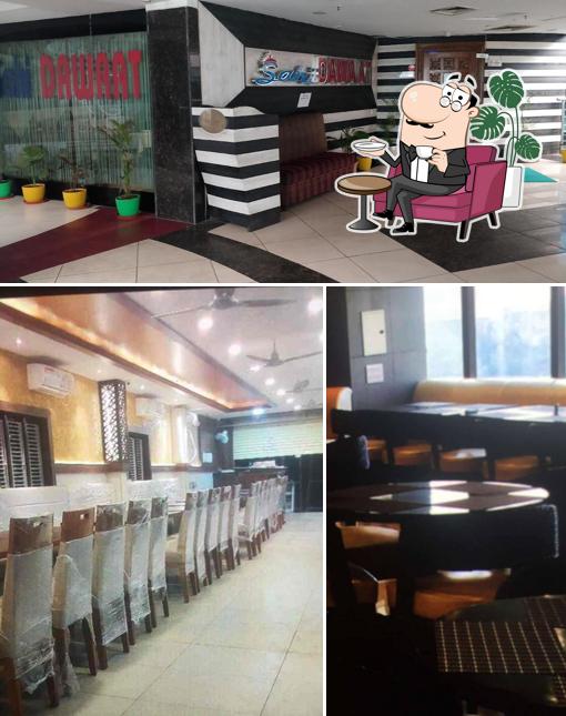 The interior of Sahi Dawaat