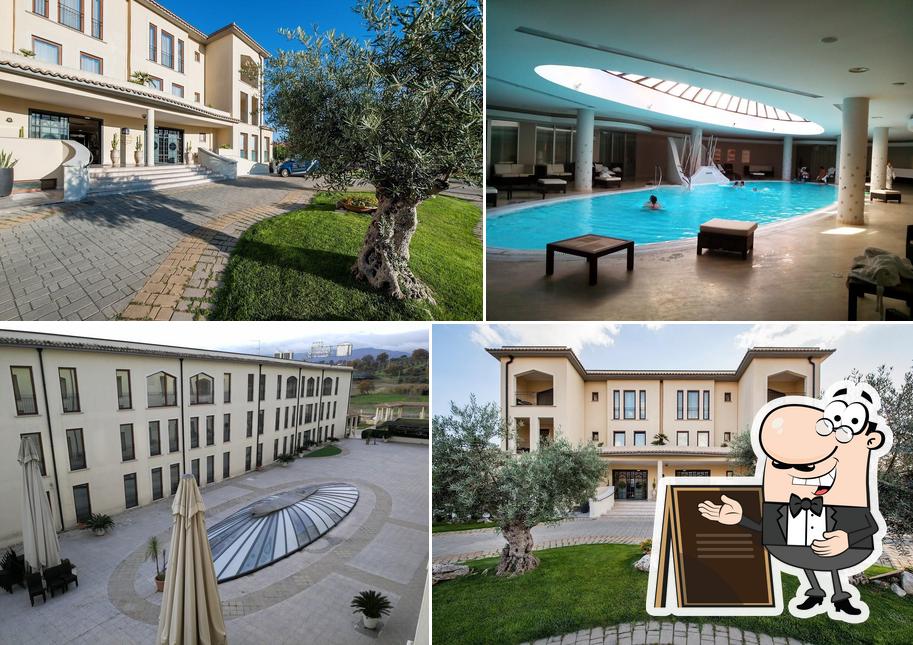 Puoi goderti l'aria fresca da seduto all'esterno di Best Western Premier Villa Fabiano Palace Hotel