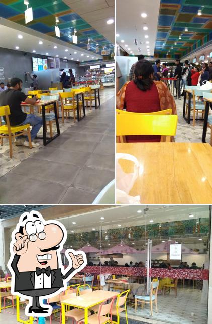 The interior of Haldiram's - Logix City Center Mall Noida Sec