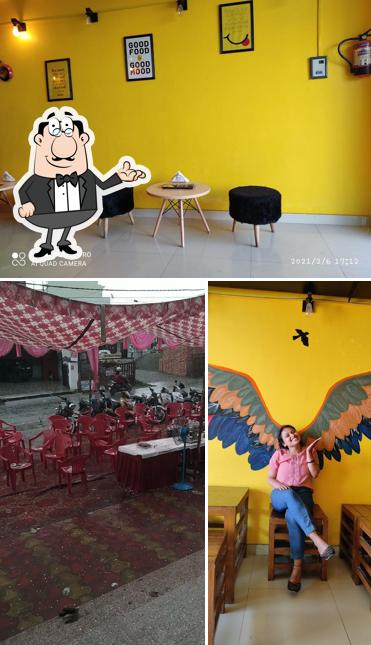 The interior of Kathi junction