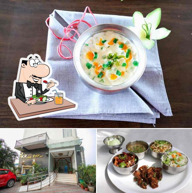 The restaurant's food and exterior