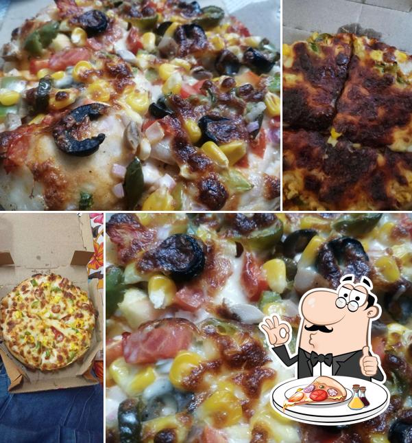 At Pizza Paradise(Mudra Food Court), you can taste pizza