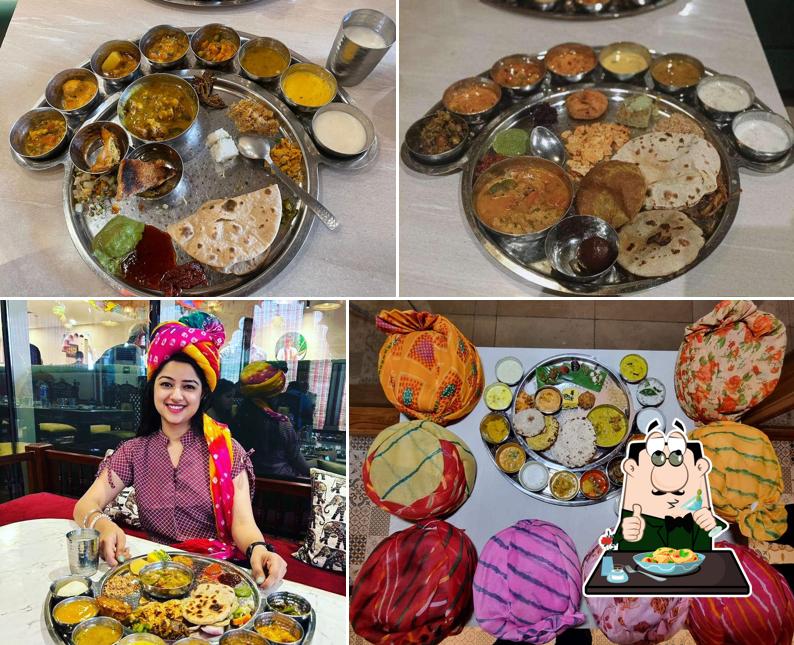 Meals at Ranisa N Rajasa Gurgaon - Pure Vegetarian Thali Restaraunt