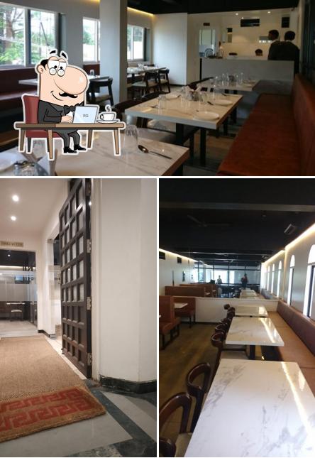 The interior of Khyber Restaurant