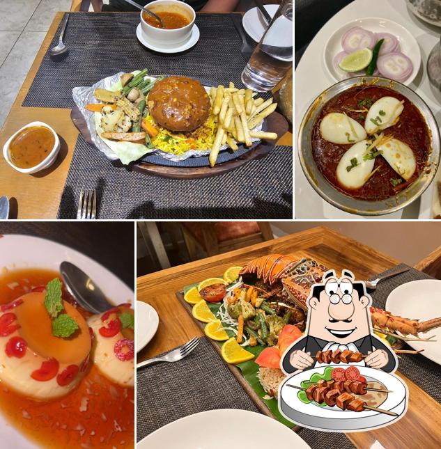 Food at Honey Comb Restaurant