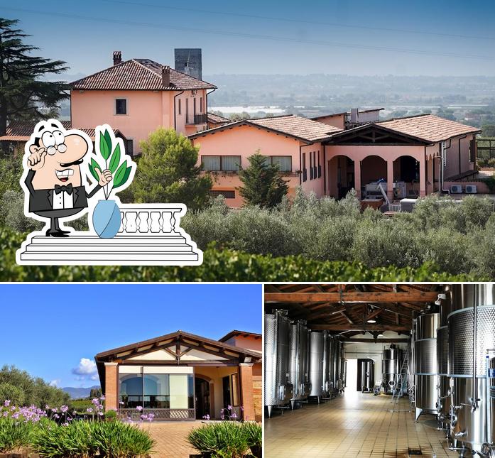 Puoi goderti l'aria fresca da seduto all'esterno di La Luna del Casale Azienda Agricola Biologica