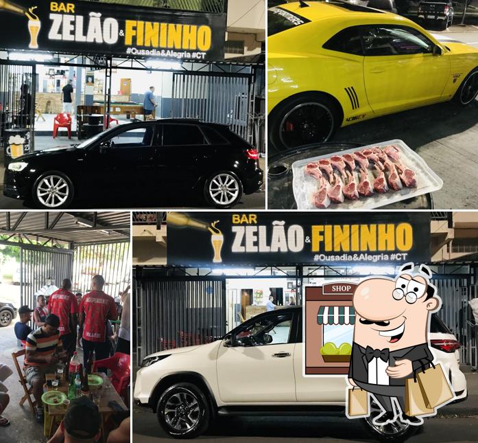 O exterior do Bar do Zelão e Fininho