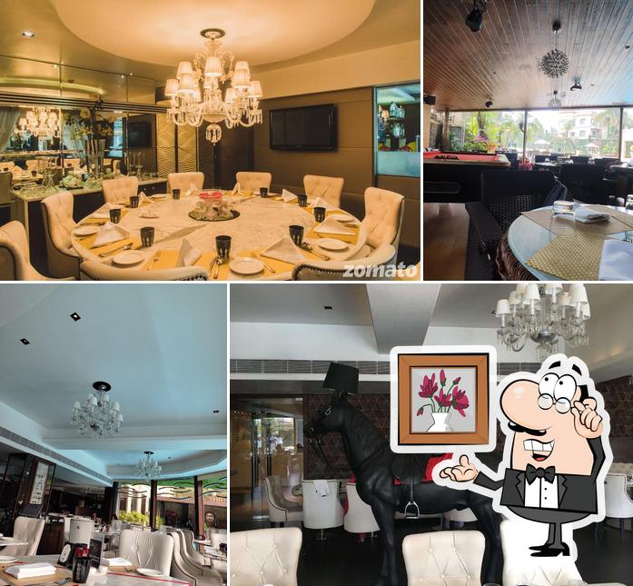 Take a seat at one of the tables at Café 24