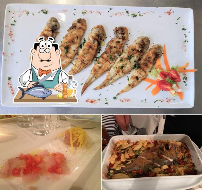 Salmone grigliato al Storie di Mare e di Pesci Volare