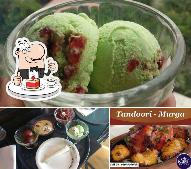 Don’t forget to try out a dessert at The Great Kabab Factory (Radisson Noida)