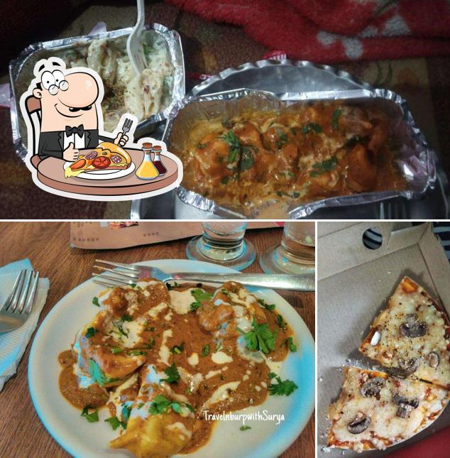 Order pizza at The Nomad Cafe