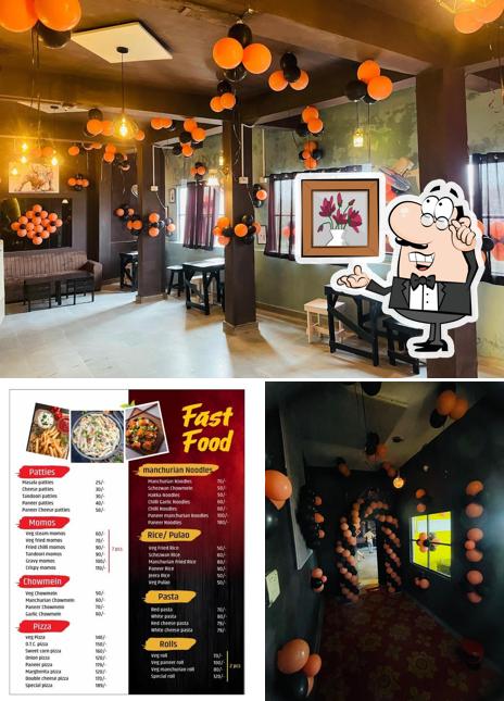 The photo of interior and food at The Quiet Time Cafe