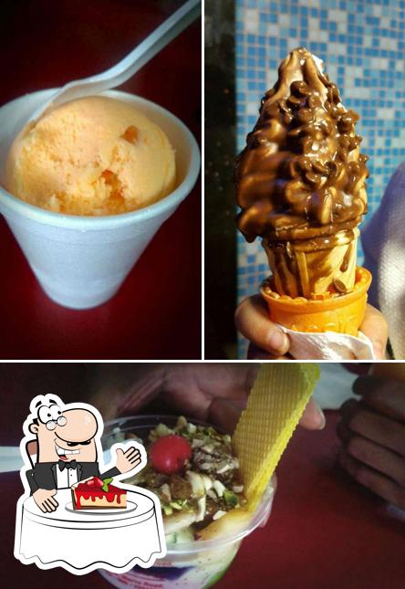 Richie Rich serves a variety of sweet dishes