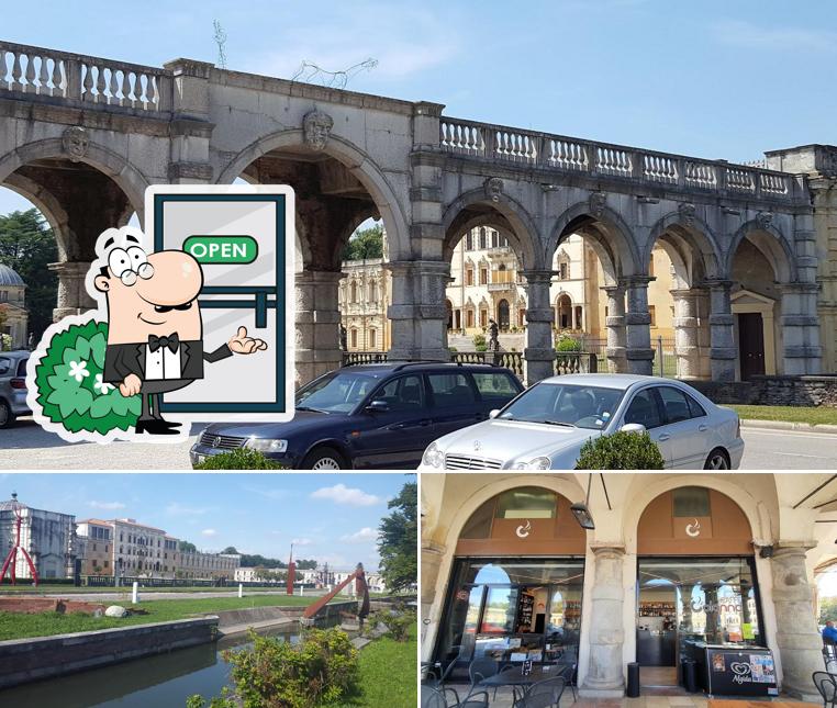 Caffè Colonna si caratterizza per la esterno e interni