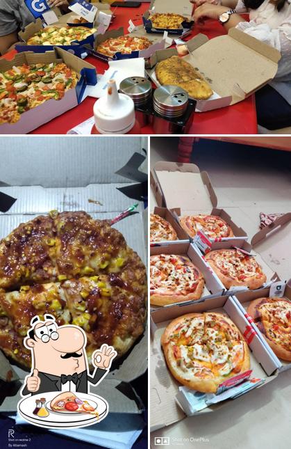 Try out pizza at Domino's Pizza Prabhat Colony, Jalgaon