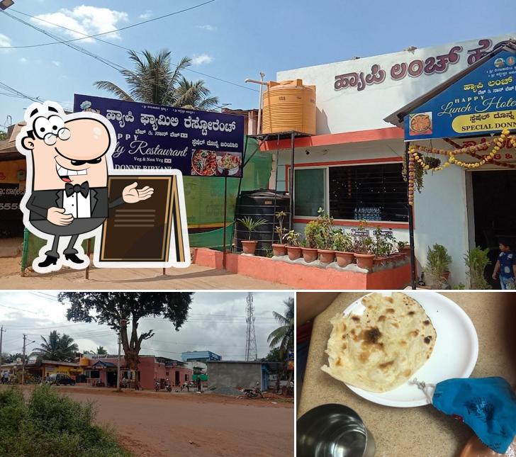 Enjoy the view at the outside area of Happy Lunch Hotel -Veg & NonVeg