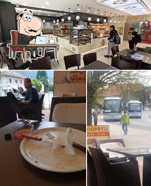 Gli interni di Altus+ pekarstvo in slaščičarstvo d.o.o., poslovna enota slaščičarna in pekarna Karavanke 2