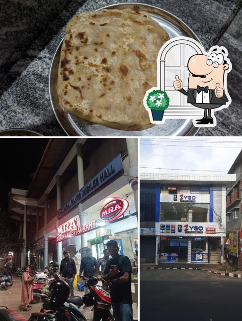 The photo of exterior and food at MRA Bakery, Fast food & Cool Zone (Mahe Church)