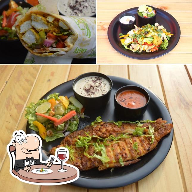 Food at Shawarma King By Singh