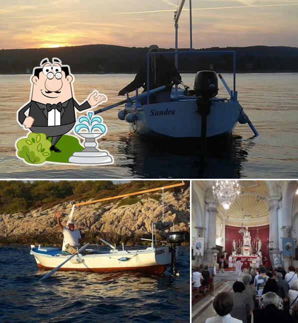 Goditi la vista dagli esterni di La Luna Caffe