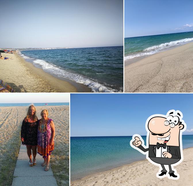 Goditi la vista dall'area esterna di Lido Turrazzo Il Pescatore