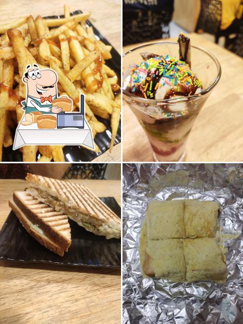 Garlic bread at Comali Cafe