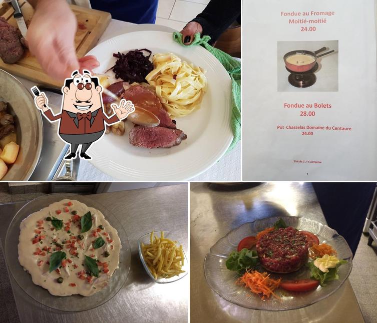 Nourriture à Restaurant/Pizzeria Le Claire Vue