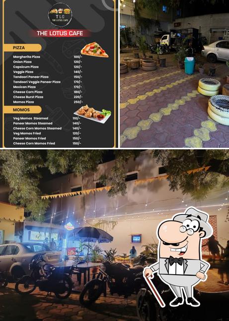 The picture of exterior and food at Top N Town barwani