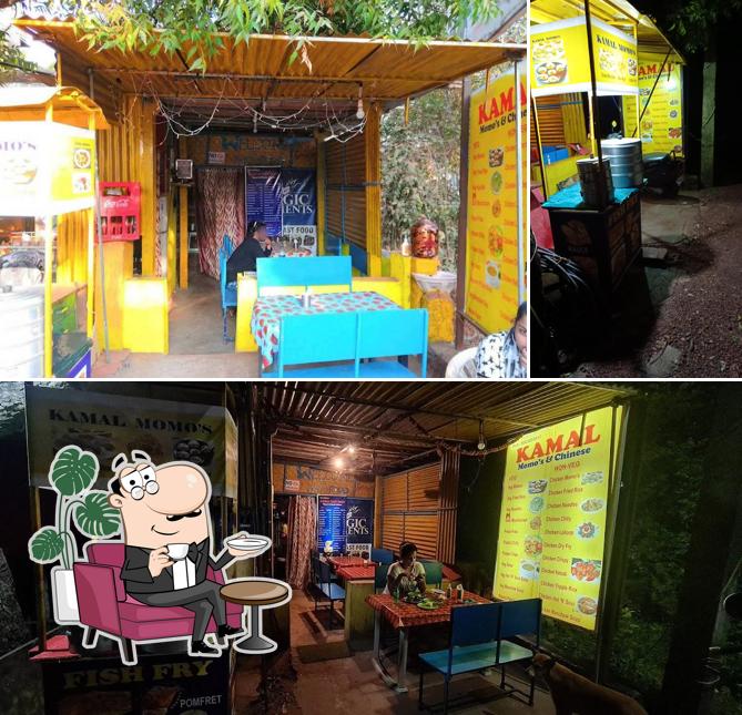 The interior of Kamal fast food