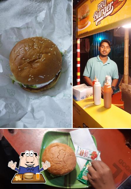 Food at Mpro Burger's