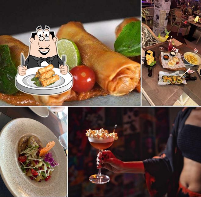 Spring rolls at Tipsy Tiger