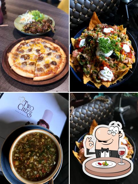 Food at Chipmunks & Two chefs