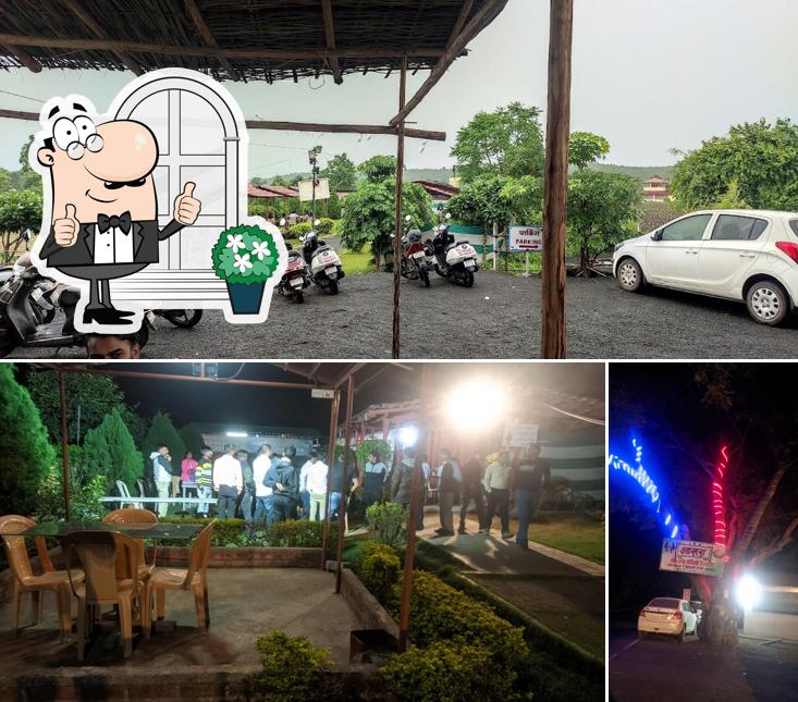 This is the photo depicting exterior and interior at Aasara Cafe and Restaurant