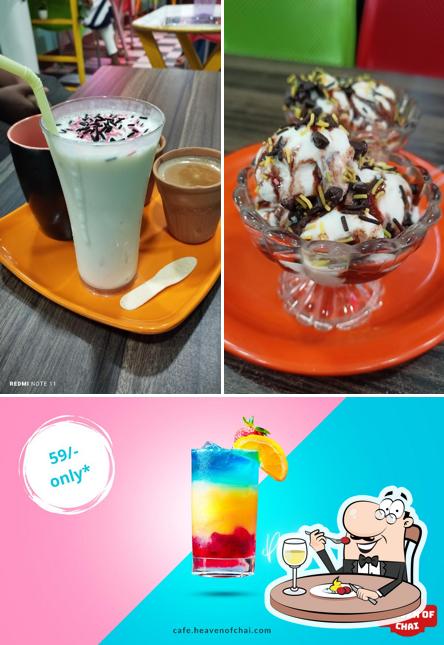 The restaurant's food and beverage