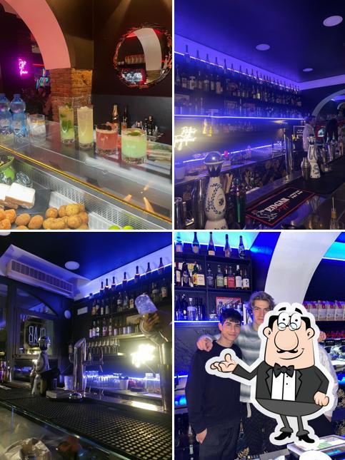 Gli interni di Clab Cocktail Lounge Bar