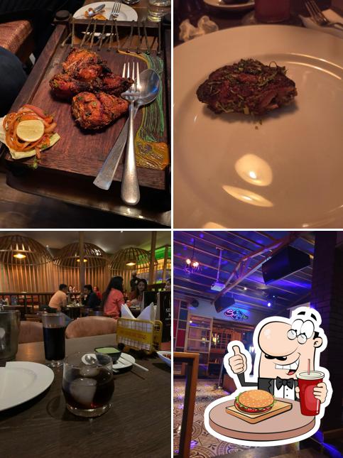 Order a burger at Ministry of Bars (MOB) - Lounge and Bar in Jammu