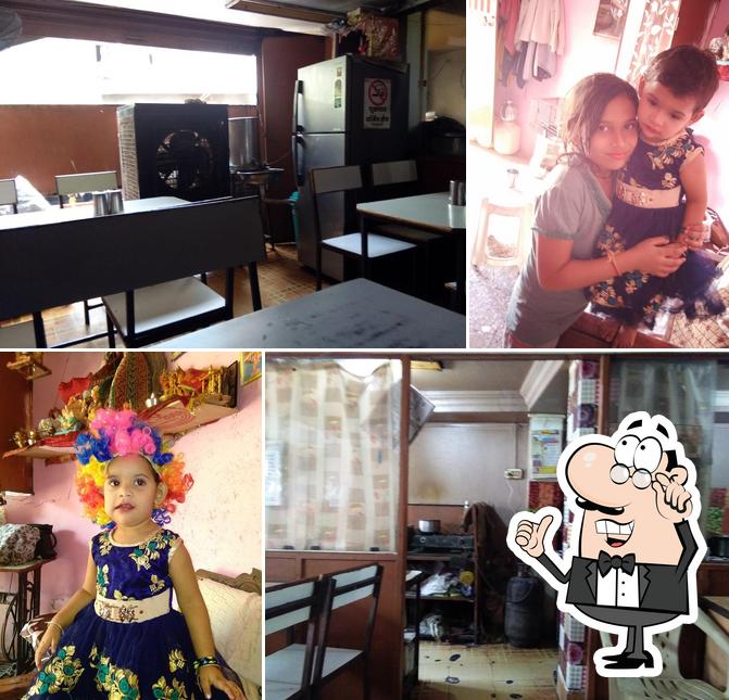 The interior of Patidar Bhojanalay