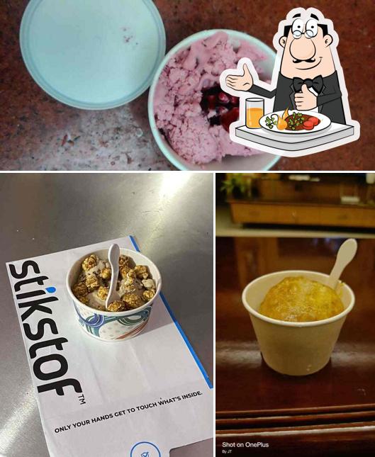 Food at Stikstof Ice-Cream Cafe