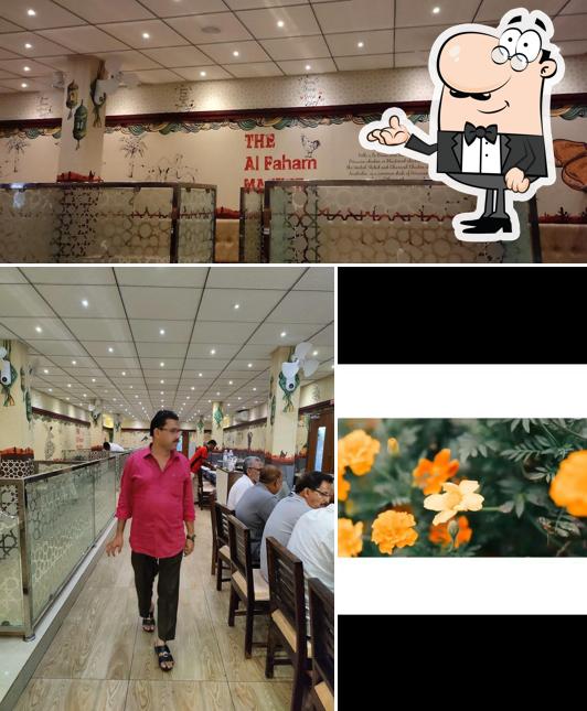 The interior of Zamzam family restaurant