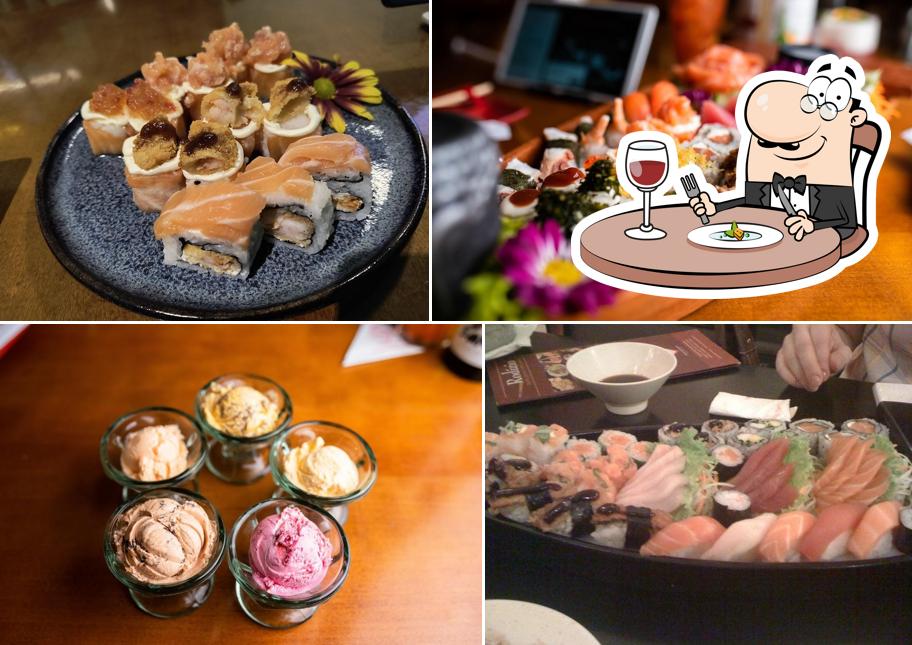 Comida em Dachô Restaurante Japonês