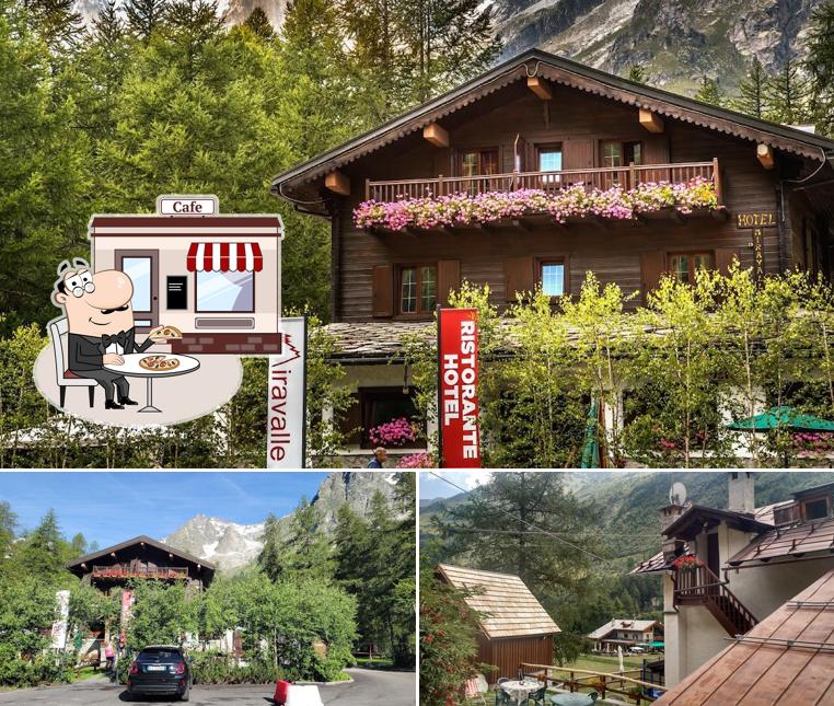 Curiosa tra l'area esterna di Miravalle