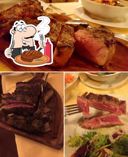 Prenditi pasti a base di carne dal menu