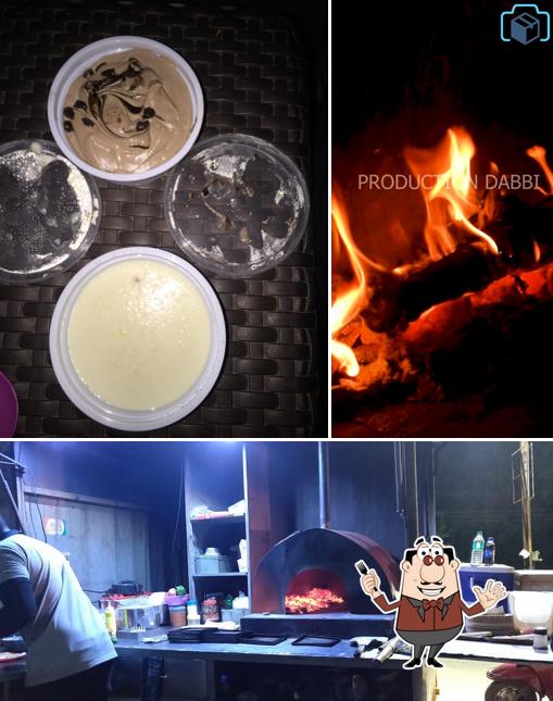 The restaurant's food and beverage