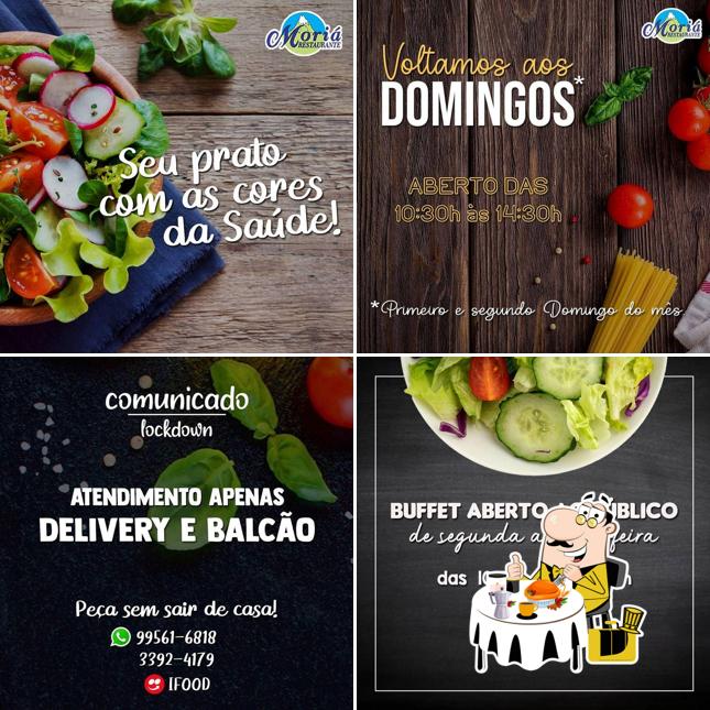 Platos en Moriá Restaurante