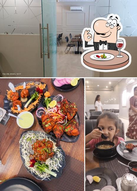 This is the image showing food and interior at Advaya Kitchen