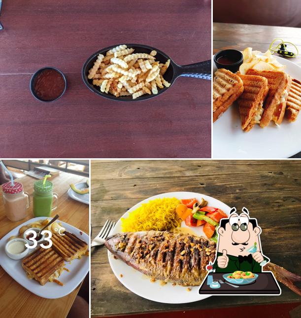 Food at Cafe Catamaran