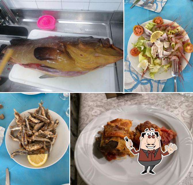 Platti al Ristorante 'A Triglia