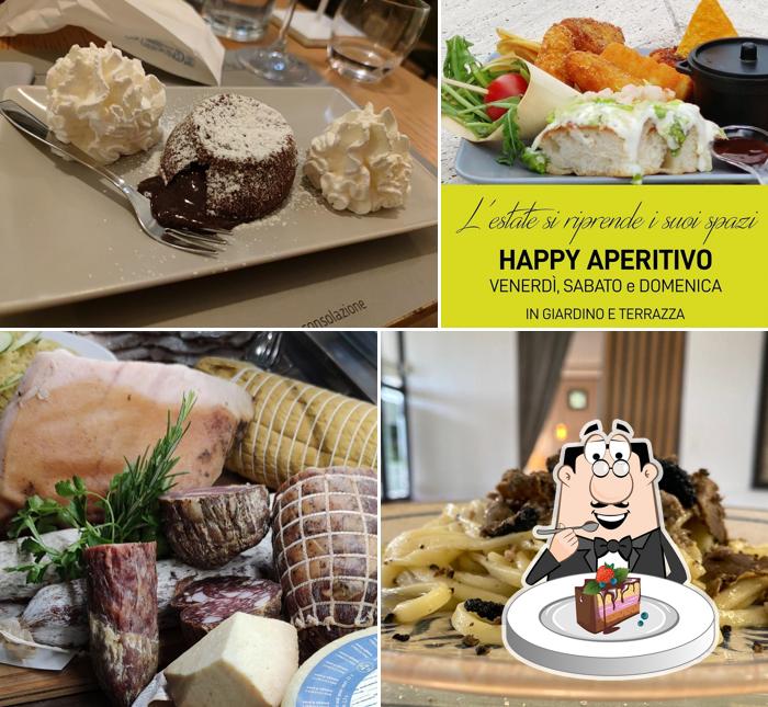 Torta al cioccolato al Caffè della Consolazione Ristorante ed Eventi