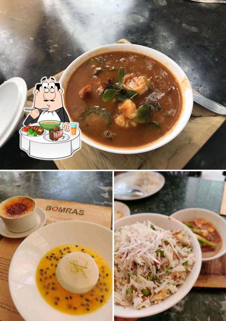 Hot and sour soup at The Curry House Restaurant and Bar By Bomras