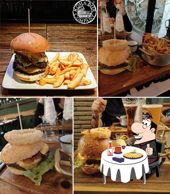 Prova un hamburger a Roma Beer Company